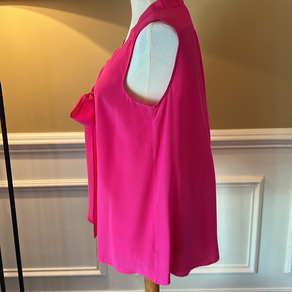 Lilly Pulitzer Silk Raleigh Bow Tie Blouse - Picture 2 of 14